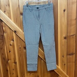 LOFT Checkered Skinny Dress Pants